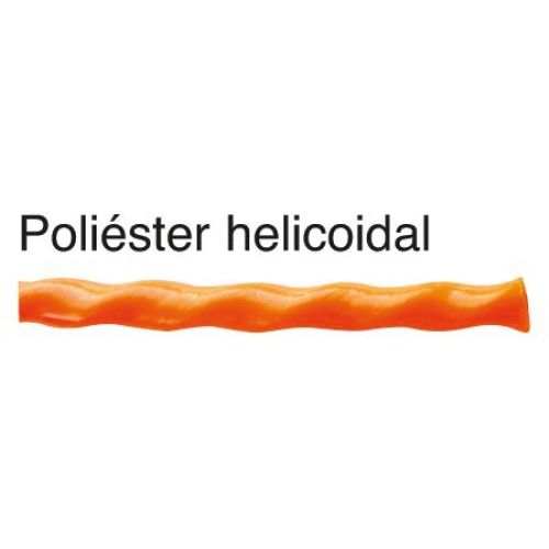 Guía pasahilos de poliéster helicoidal de 4,5 mm con punta intercambiable serie 75